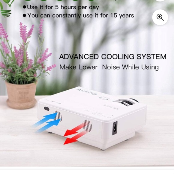 Auking Mini Projector Portable Video-Projector - Picture 4 of 11